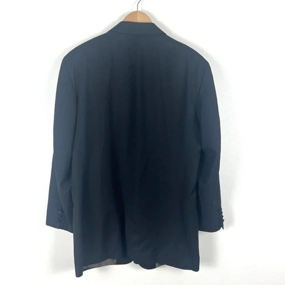 VTG Hugo Boss 40 R‎ Super 100 Virgin Wool Gentleman's Dinner Tuxedo Jacket Prom